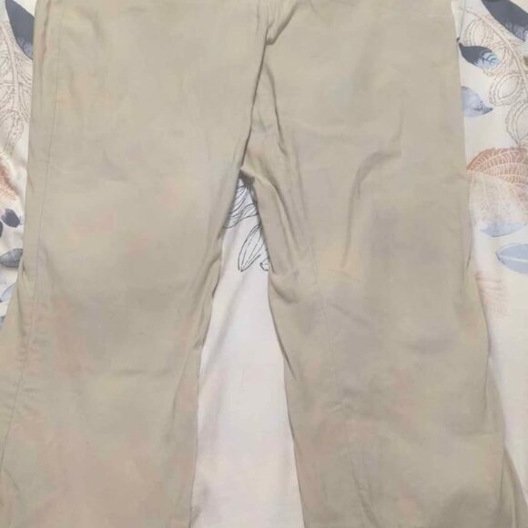 Cream pants/ office/stretch/ XXL - Picture 2 of 2